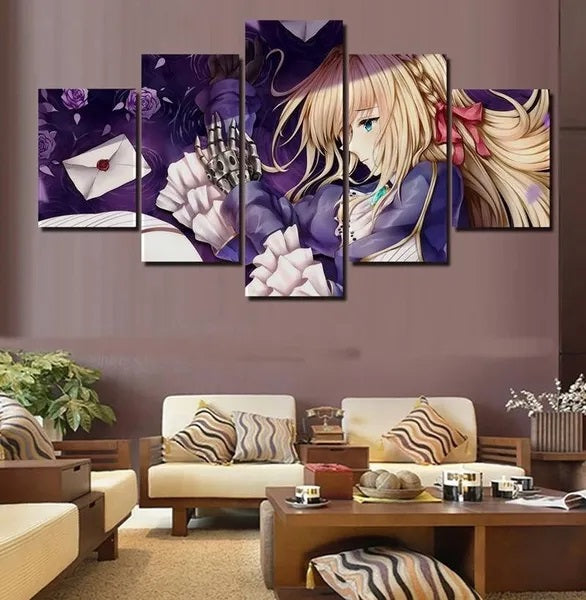 Violet Evergarden Wall Art Canvas