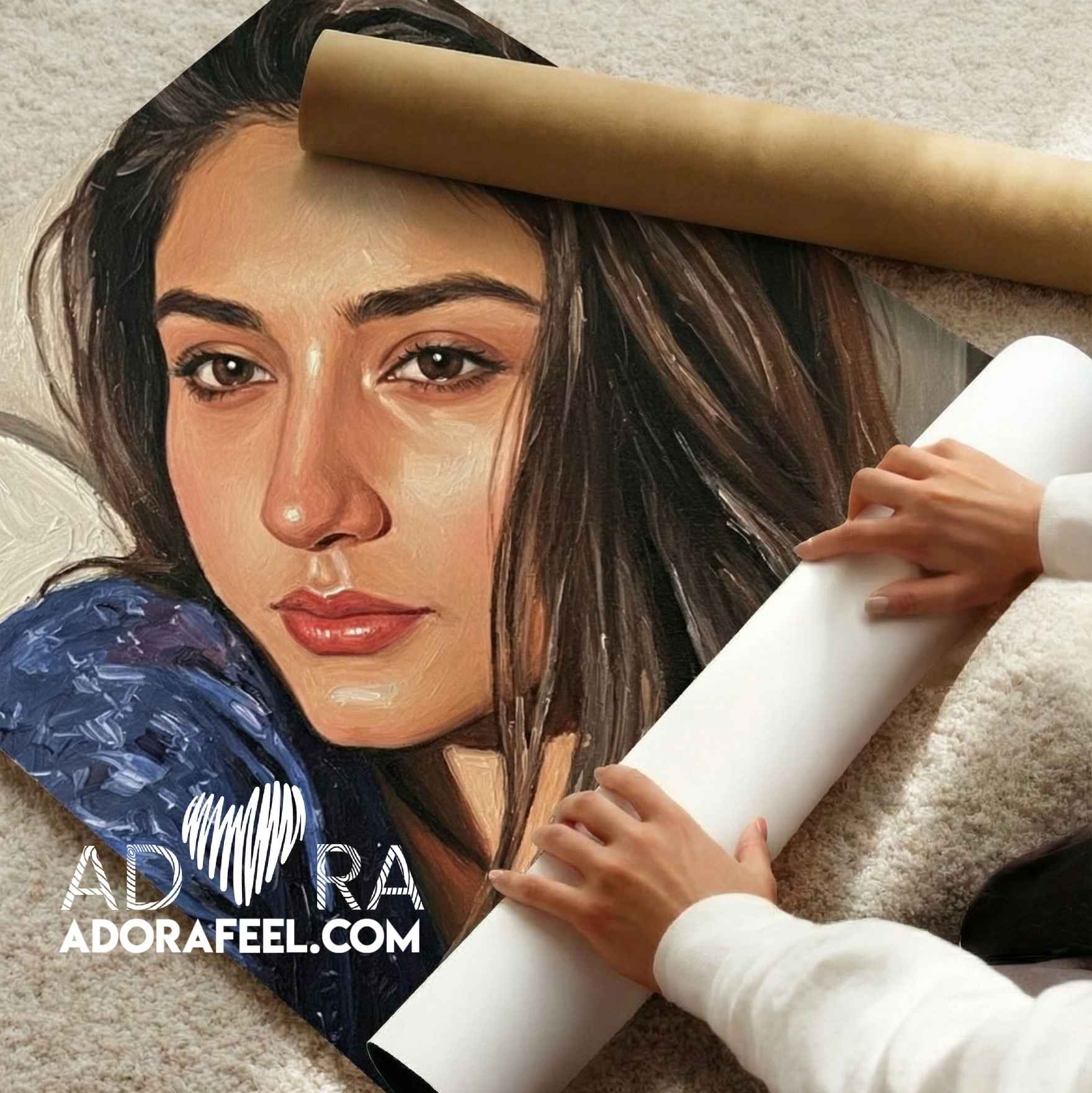 Adora Gift for Him - Custom Oil Painting