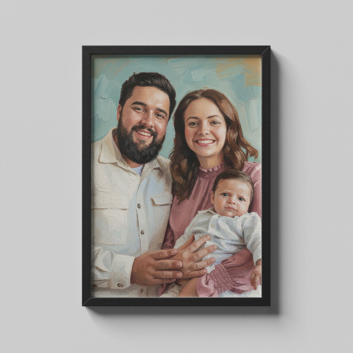 Customize Oil Painting - Gift For Family