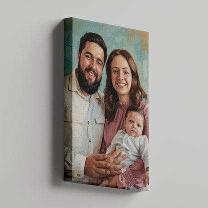 Customize Oil Painting - Gift For Family