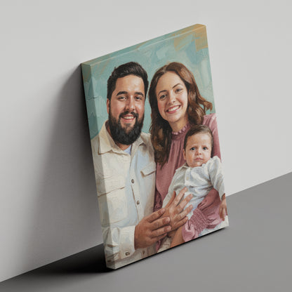 Customize Oil Painting - Gift For Family