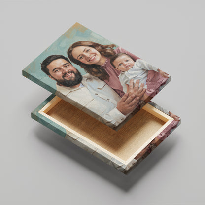 Customize Oil Painting - Gift For Family
