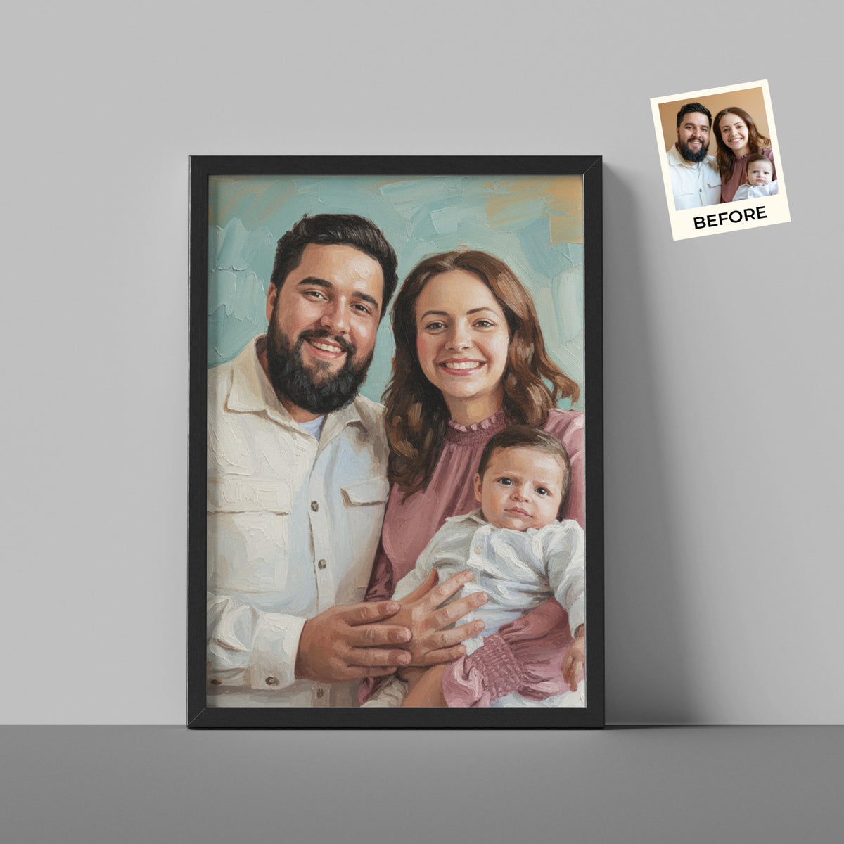 Customize Oil Painting - Gift For Family