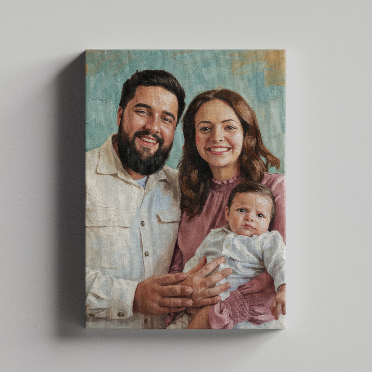 Customize Oil Painting - Gift For Family