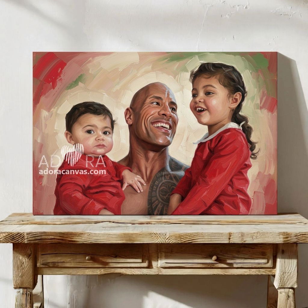 Adora Customize Oil Painting - Gift For Father