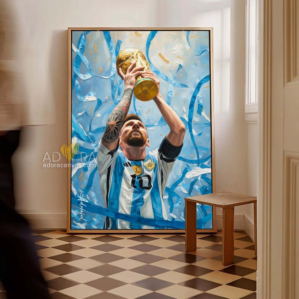 Adora Lionel Messi Oil Painting 2.0