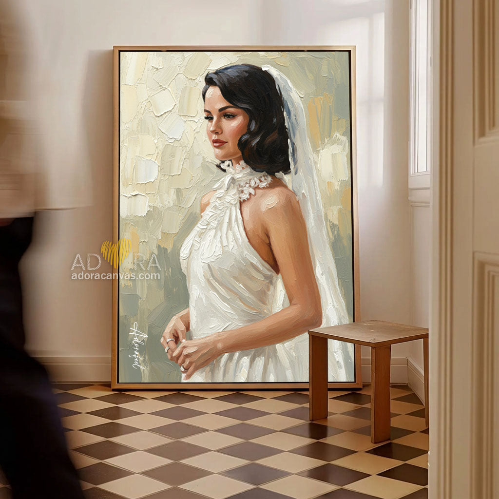 Adora Customize Oil Painting - Gift For Wedding