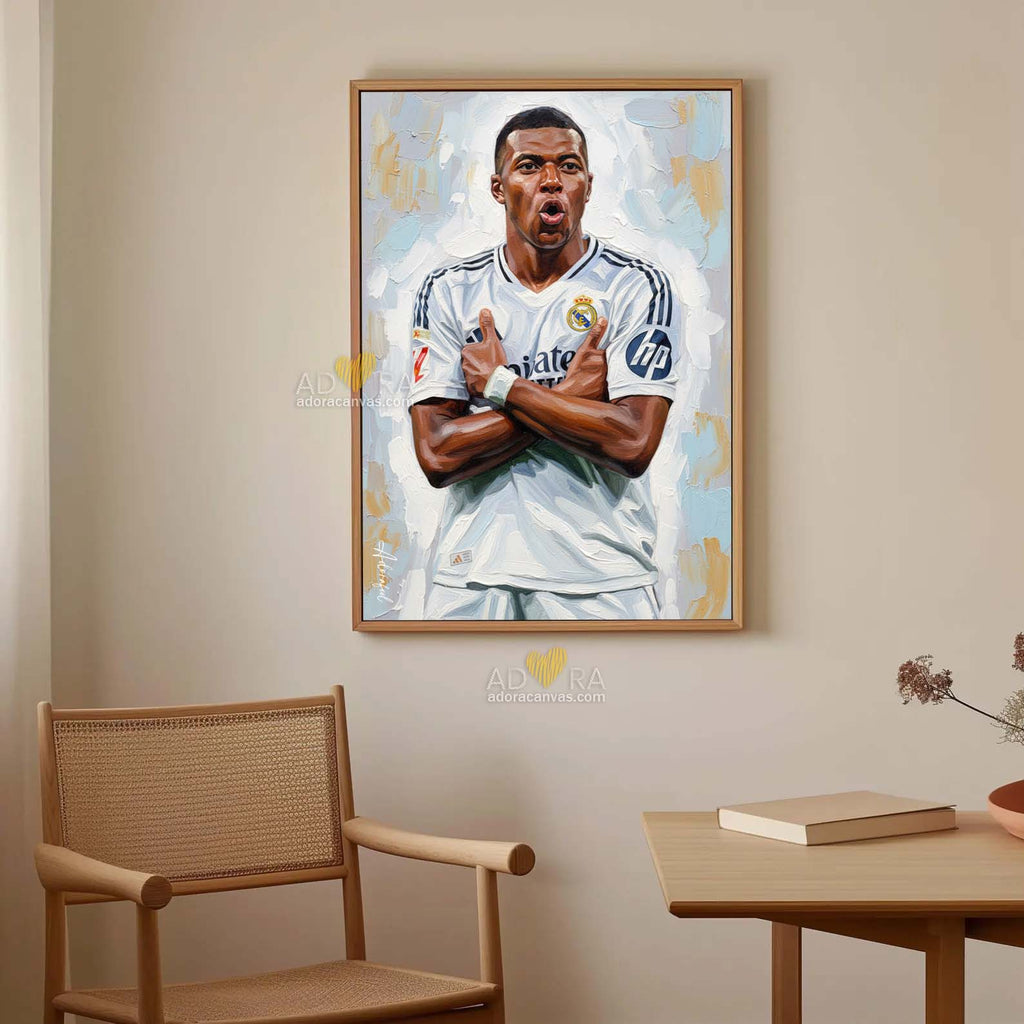 Adora Kylian Mbappe Oil Painting 2.0
