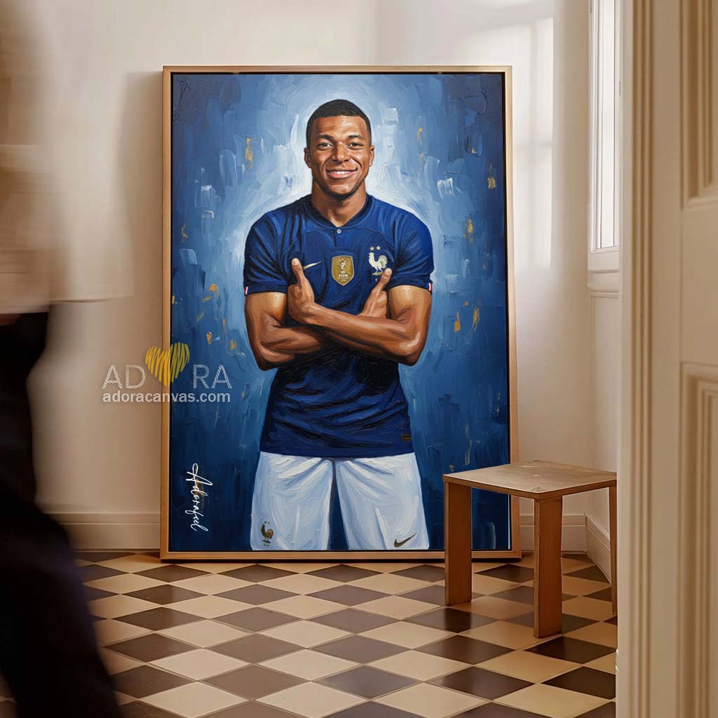 Adora Kylian Mbappe Oil Painting 3.0