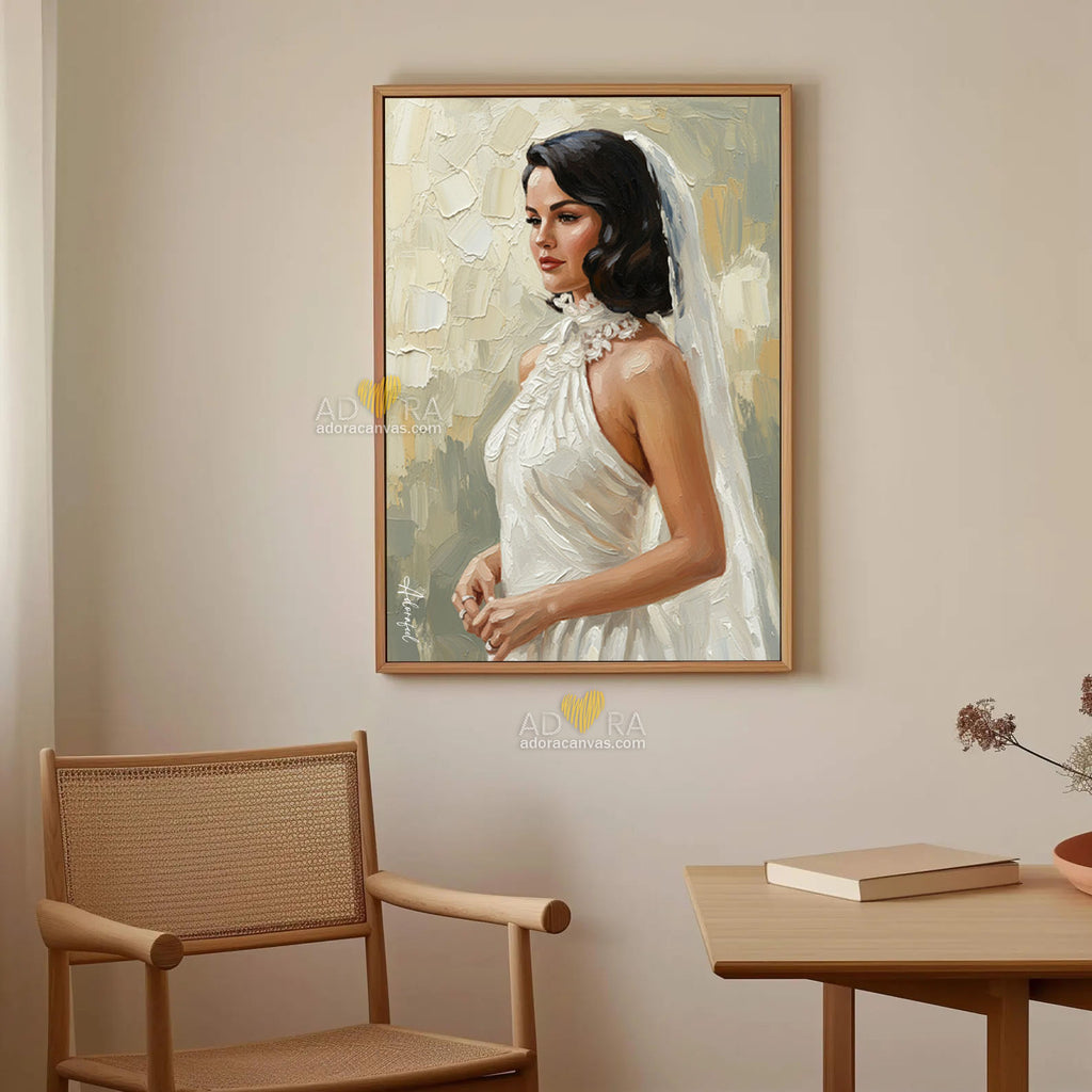 Adora Customize Oil Painting - Gift For Wedding