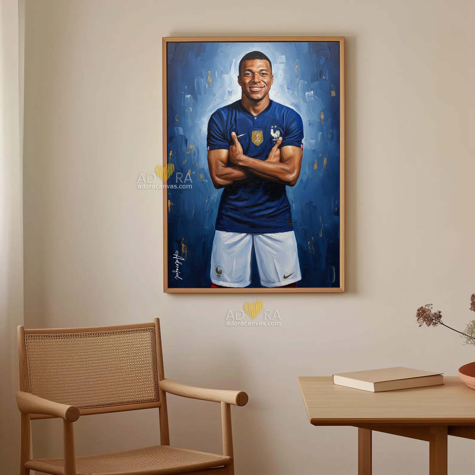 Adora Kylian Mbappe Oil Painting 3.0
