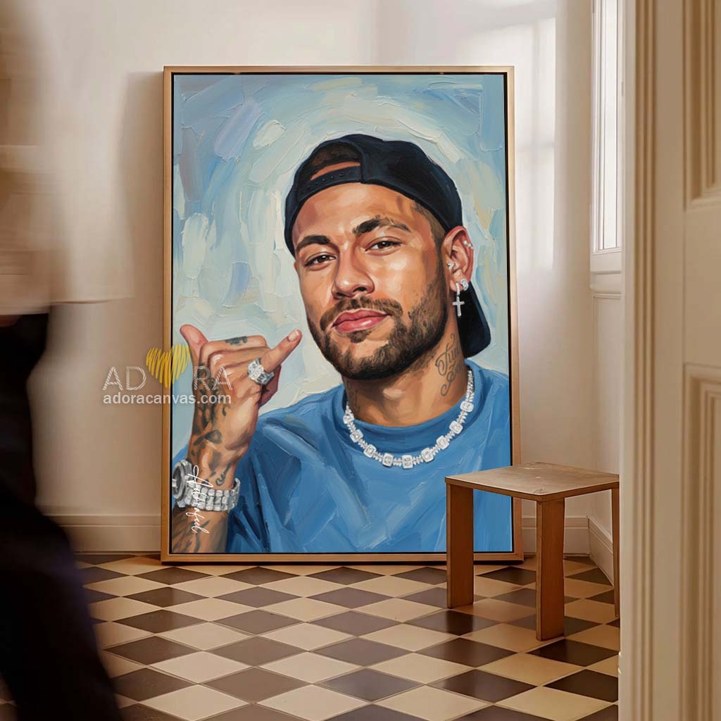 Adora Neymar Jr Oil Painting 1.0