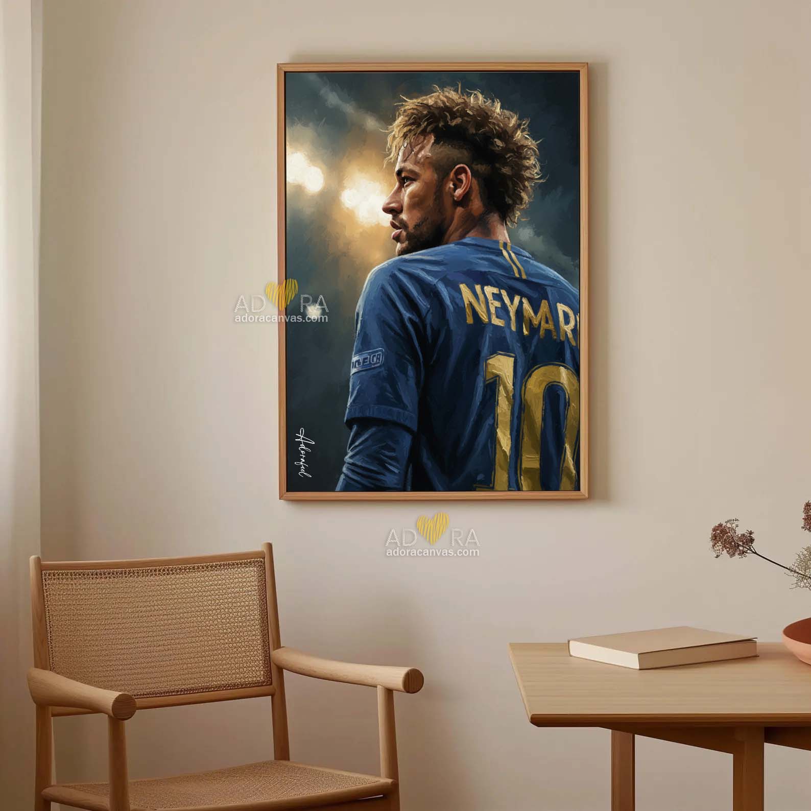 Adora Neymar Jr Oil Painting 3.0