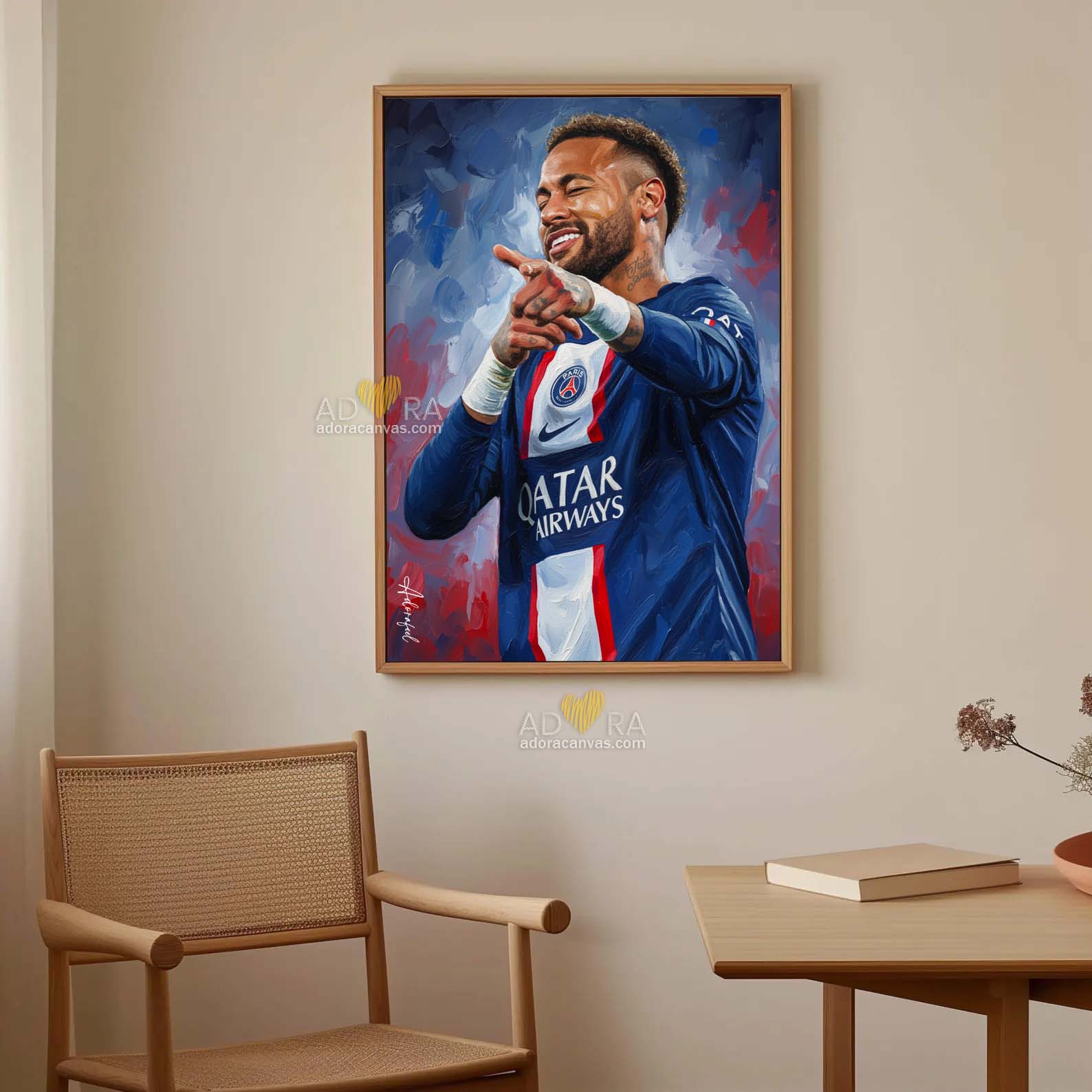 Adora Neymar Jr Oil Painting 5.0
