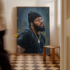 Adora Rasheed Walker Green Bay Packers Oil Painting 3.0