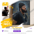 Adora Rasheed Walker Green Bay Packers Oil Painting 3.0