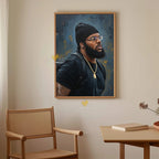 Adora Rasheed Walker Green Bay Packers Oil Painting 3.0