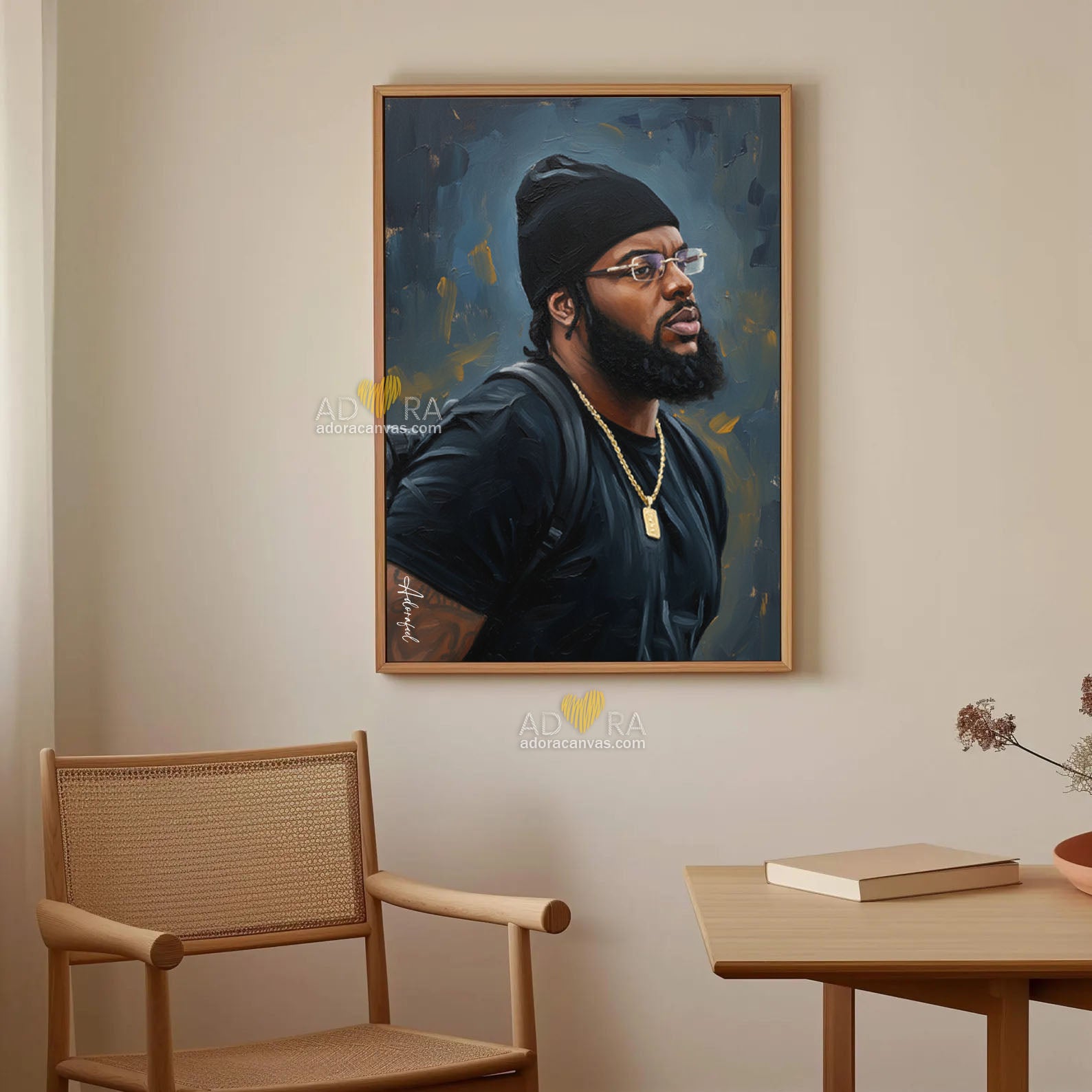 Adora Rasheed Walker Green Bay Packers Oil Painting 3.0