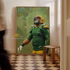 Adora Rasheed Walker Green Bay Packers Oil Painting 2.0