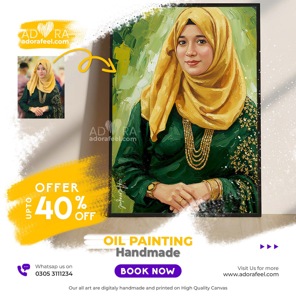 Adora Oil Painting Canvas