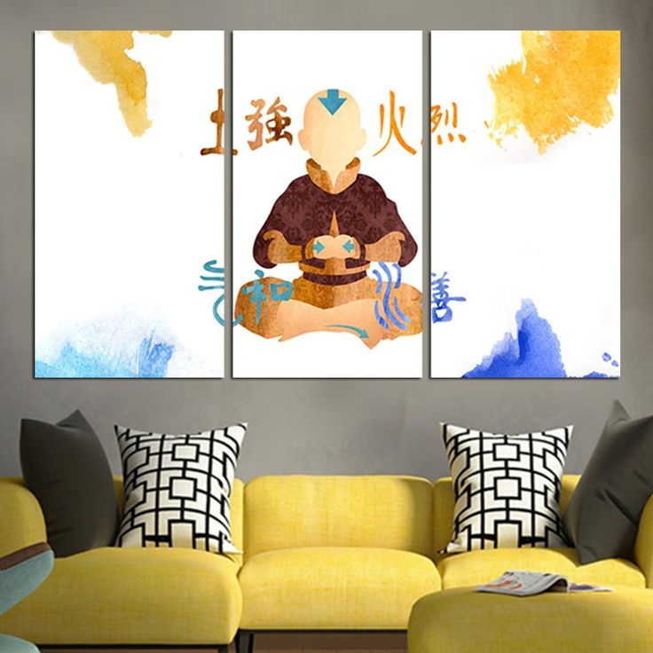Avatar The Last Airbender Aang Wall Canvas 1