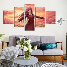 Load image into Gallery viewer, Darling In The Franxx Zero Two Cool Wall Canvas 2
