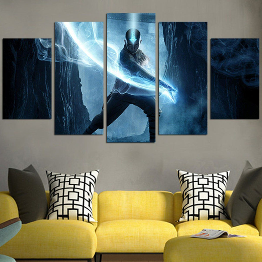 Avatar The Last Airbender Aang Wall Canvas